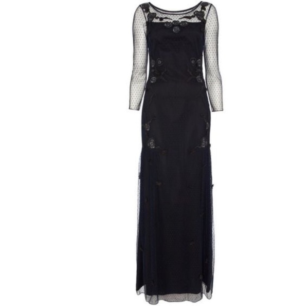 ALICE by Temperley Cherry Blossom Embroidered Gown